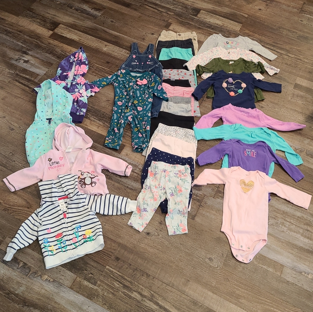 6-9 and 9 month baby girl clothes